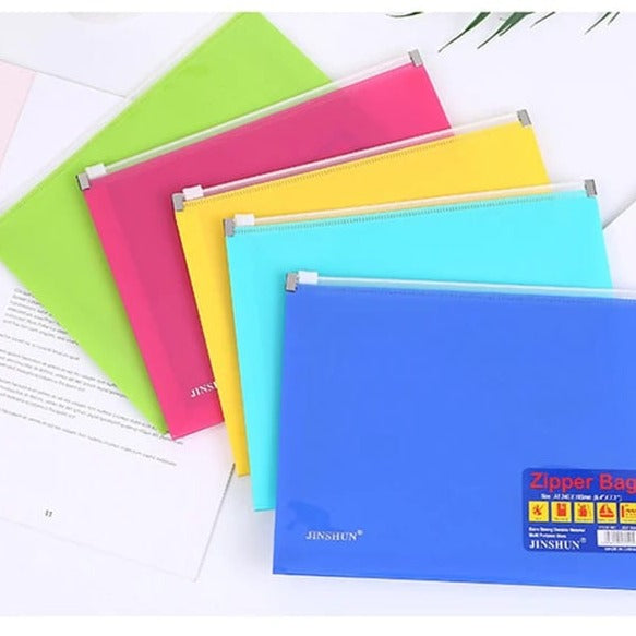 Candy Color Document Folder Large Pouch