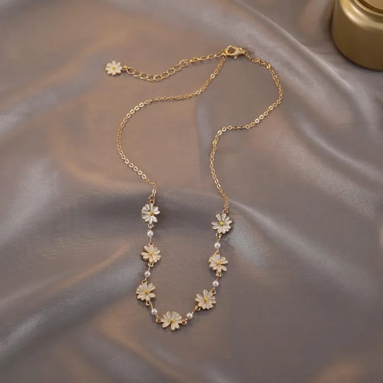 Daisy Flower - Bracelet &amp; Necklace