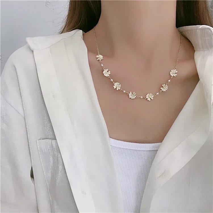Daisy Flower - Bracelet &amp; Necklace
