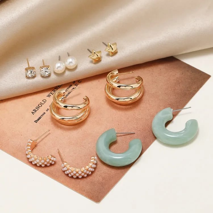 Fancy Hoops Style 5 - Earring Set