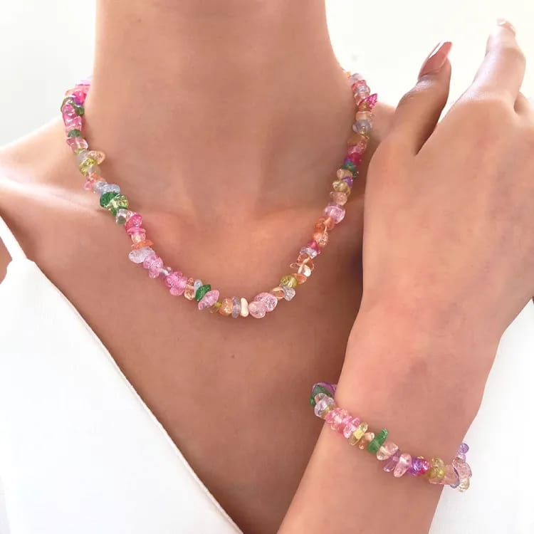 Chunky Stone - Bracelet &amp; Necklace