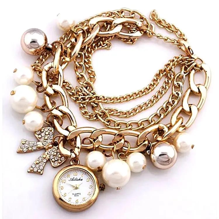 Pearly Charms - Wrist Watch Set