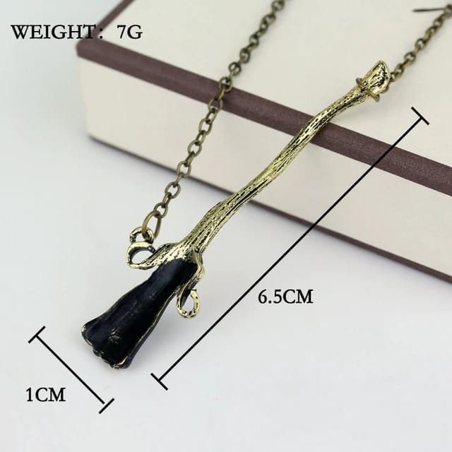 Hogwarts Magic Firebolt Broomstick Necklace