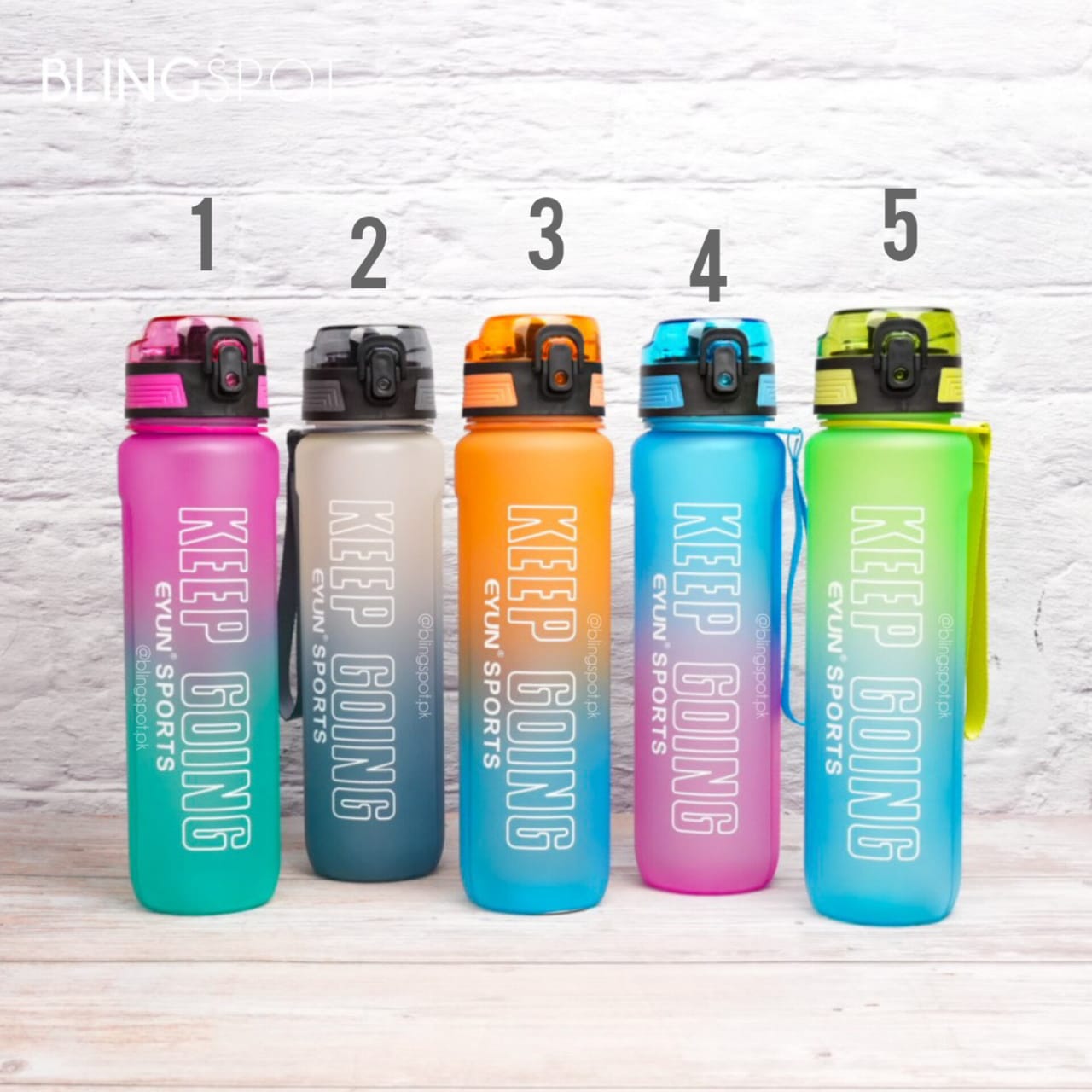 Gradient Shade Water Bottle - Style 2