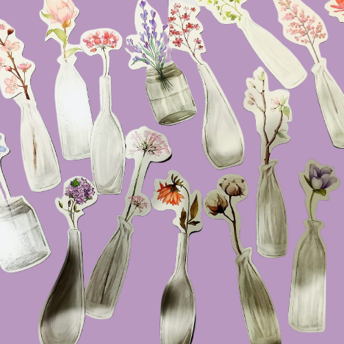 Plant In Vase - Bookmark