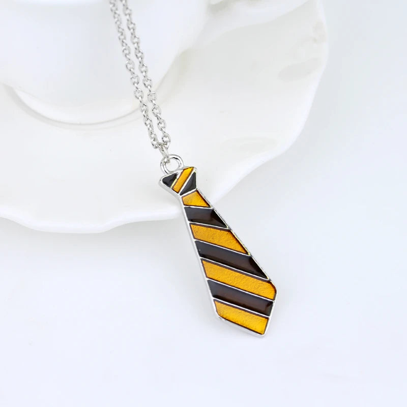 Harry Potter Hufflepuff Tie - Necklace
