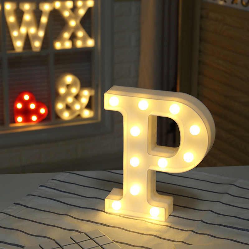 Alphabet Decor - Led Desk Light
