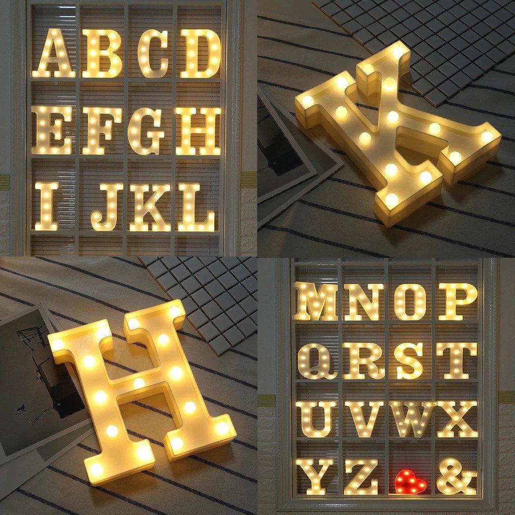 Alphabet Decor - Led Desk Light