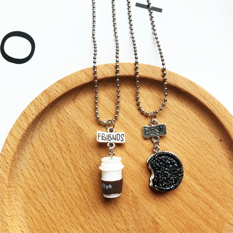 Cookie &amp; Coffee Best Friends - Necklace Set
