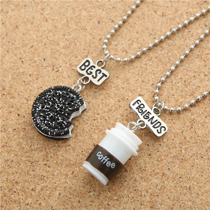 Cookie & Coffee Best Friends - Necklace Set