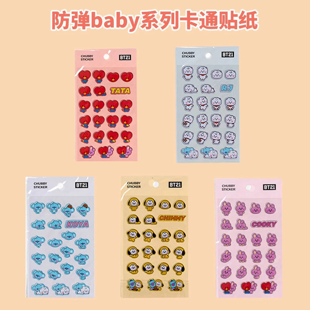 BT21 BTS Chubby Stickers