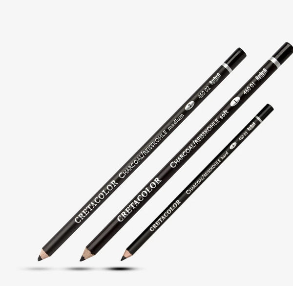 Cretacolor Charcoal Reisschale Pencil Soft Medium Hard