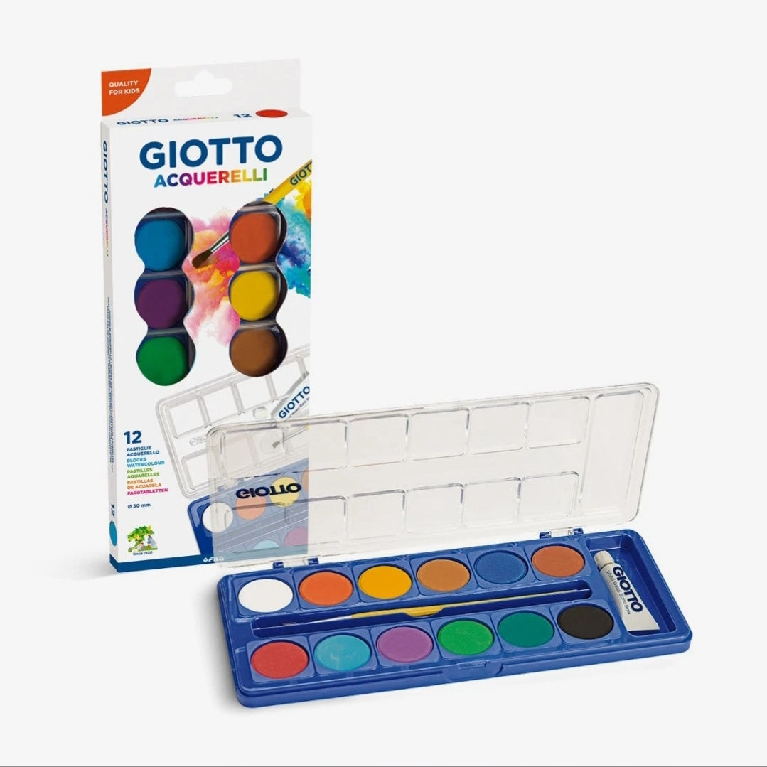 Giotto Watercolor  Set of 12