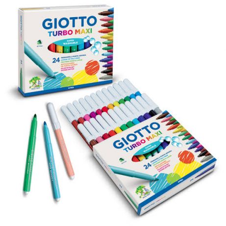 Giotto Turbo Maxi Color Markers Set 12