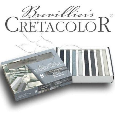 Cretacolor Hard Pastels In Grey Tones Set of 8