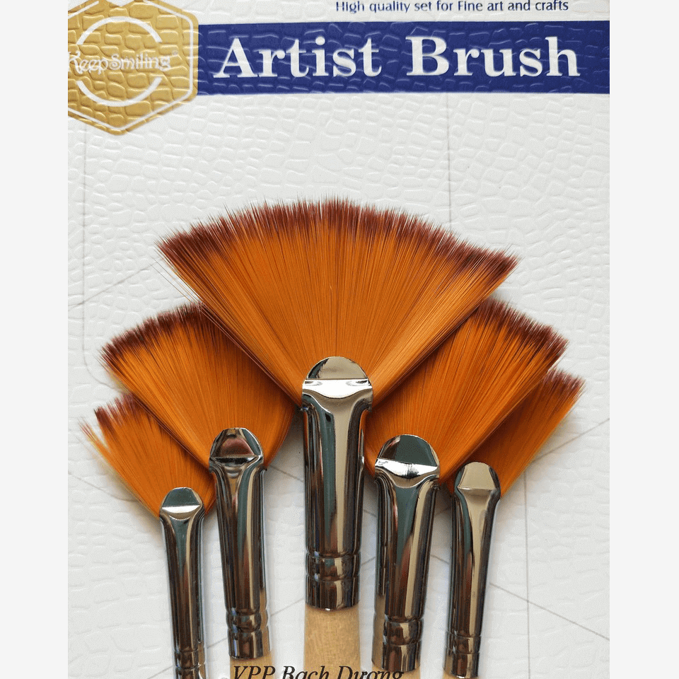 Keep Smiling  Artist  Brush set Of 5