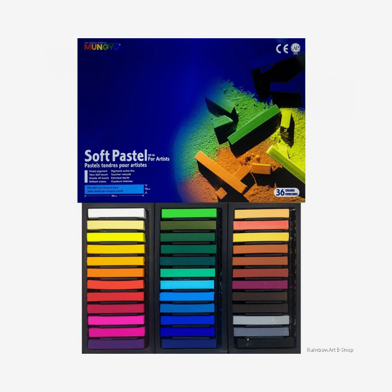 Mungyo Soft Pastels Set Of 36 Pieces