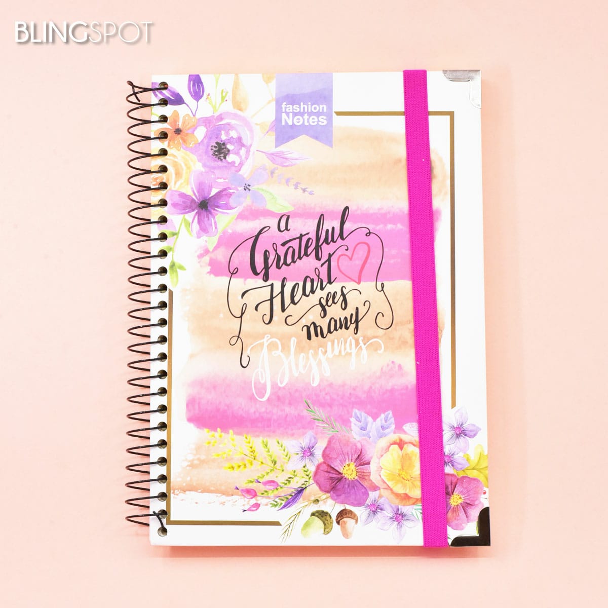 Spiral Floral Bliss - Journal