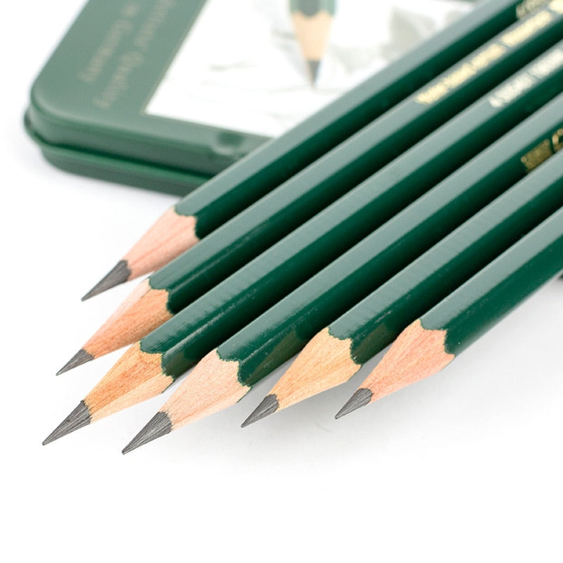 Faber Castell Castell 9000 Graphite Pencil Set of 6