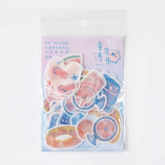 Creative Daily Life Fruits &amp; Plants Food Stickers