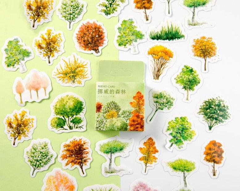 Forest Tree Stickers