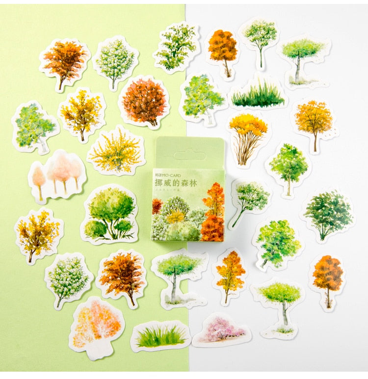 Forest Tree Stickers