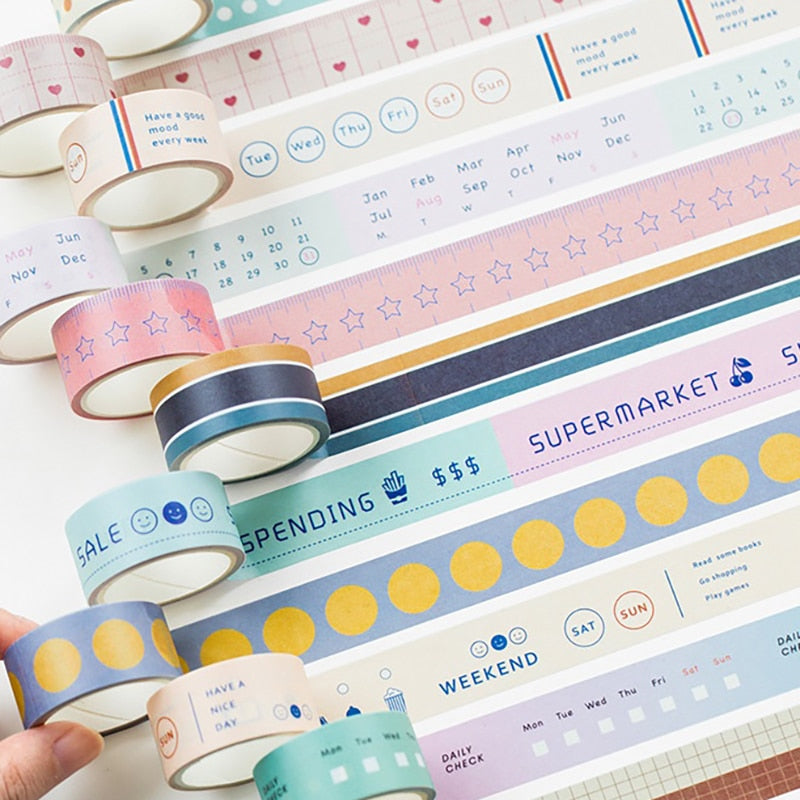 Week Planner - Washi Tape