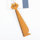 Cute Cat  Wooden - Ruler