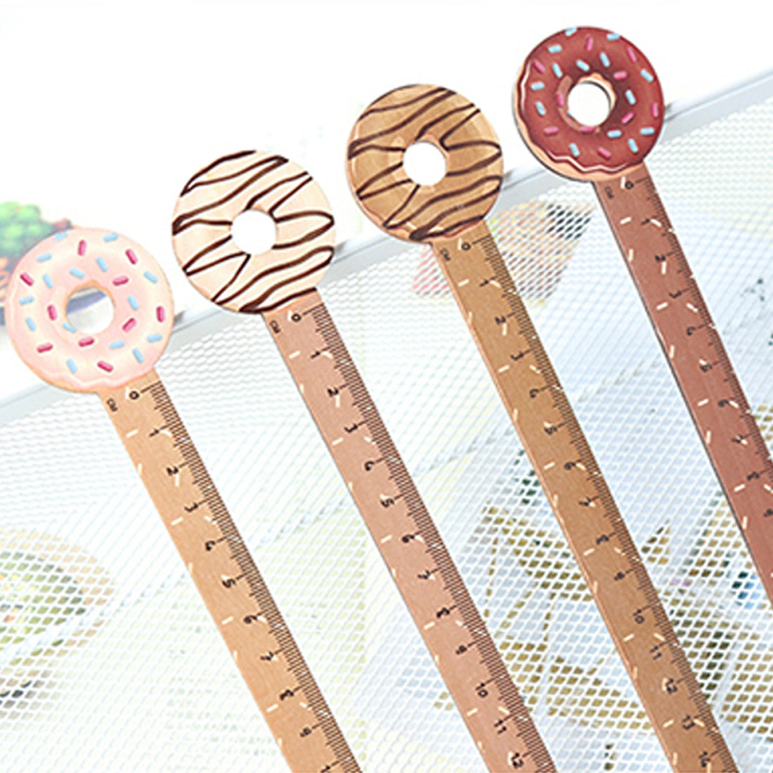 Donuts Wooden Ruler