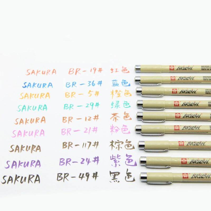 Sakura Pigma - Brush Markers